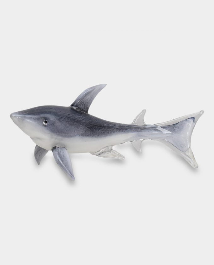 Figura Szklana w Stylu Murano Rekin