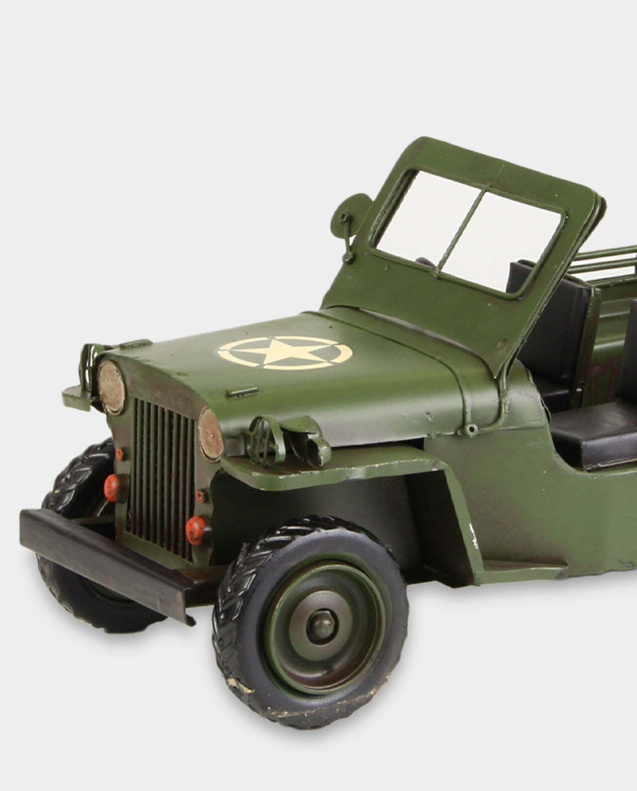 Model Metalowy Jeep Willys MB Rzeźby z Brązu