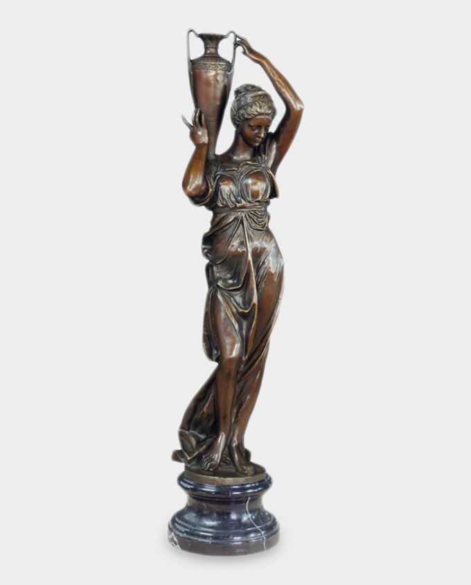 Bogini Hebe Rzeźba z Brązu