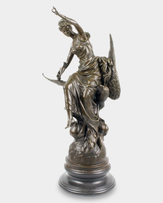 Hebe i Orzeł Rzeźba z Brązu