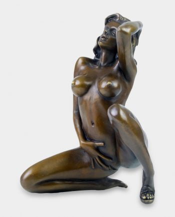 Sensualny Akt Kobiecy Rzeźba z Brązu