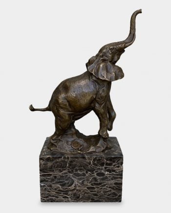 Słoń na Szczęście Rzeźba z Brązu