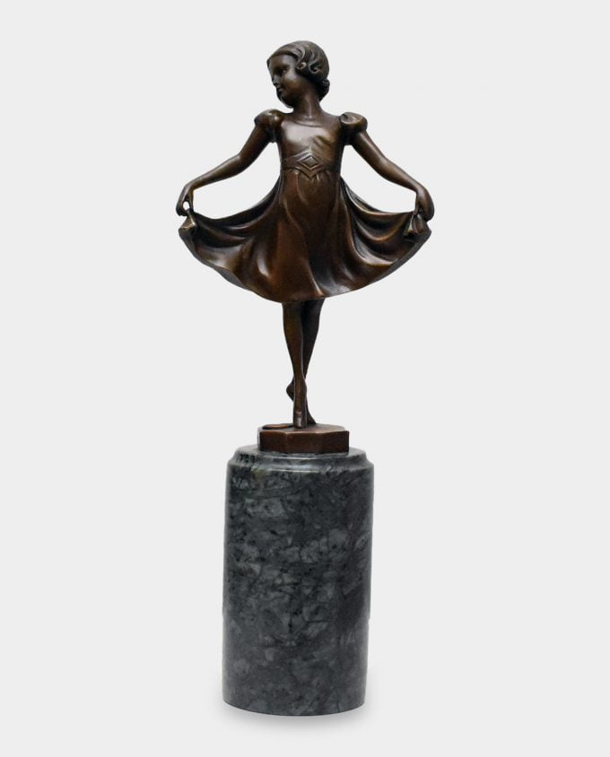Mała Tancerka Rzeźba z Brązu