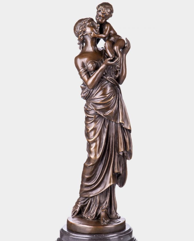 Matka z Dzieciątkiem Rzeźba z Brązu
