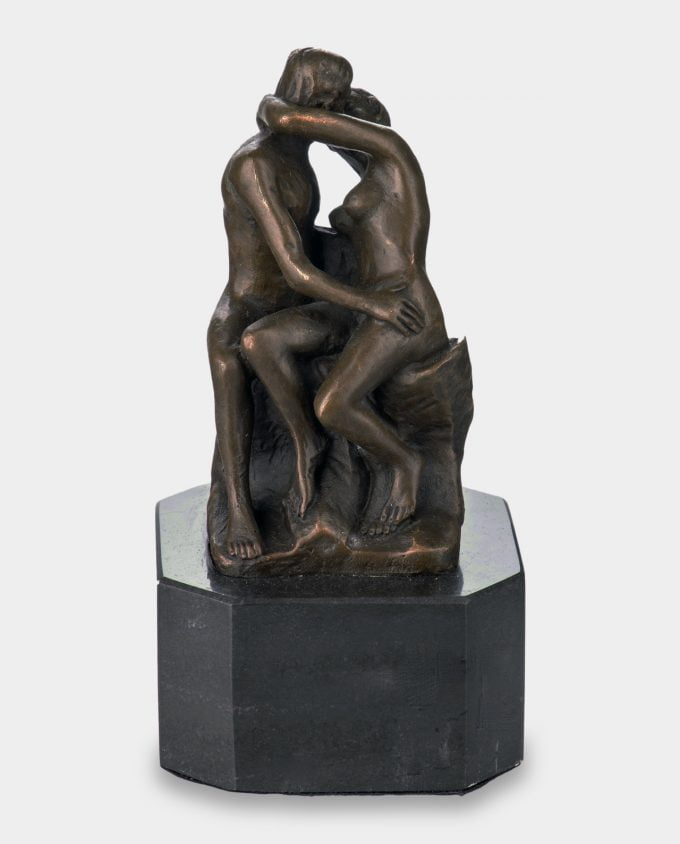 Pocałunek The Kiss Rzeźba z Brązu