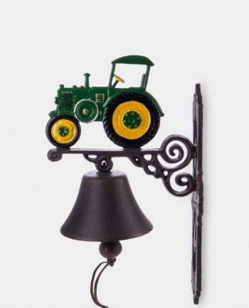 Żeliwny Dzwonek Ścienny Traktor