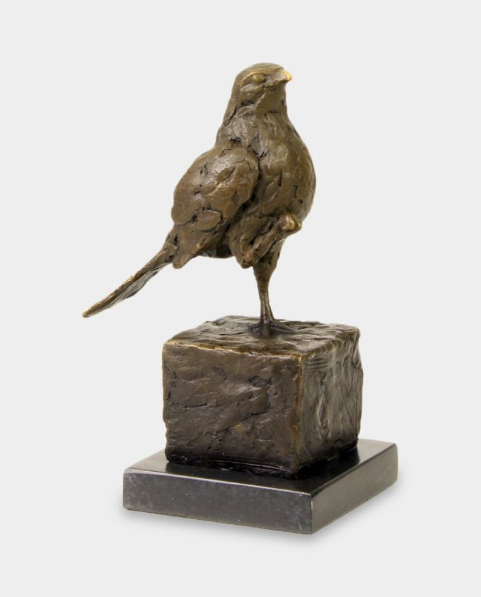 Ptak Drapieżny Rzeźba z Brązu