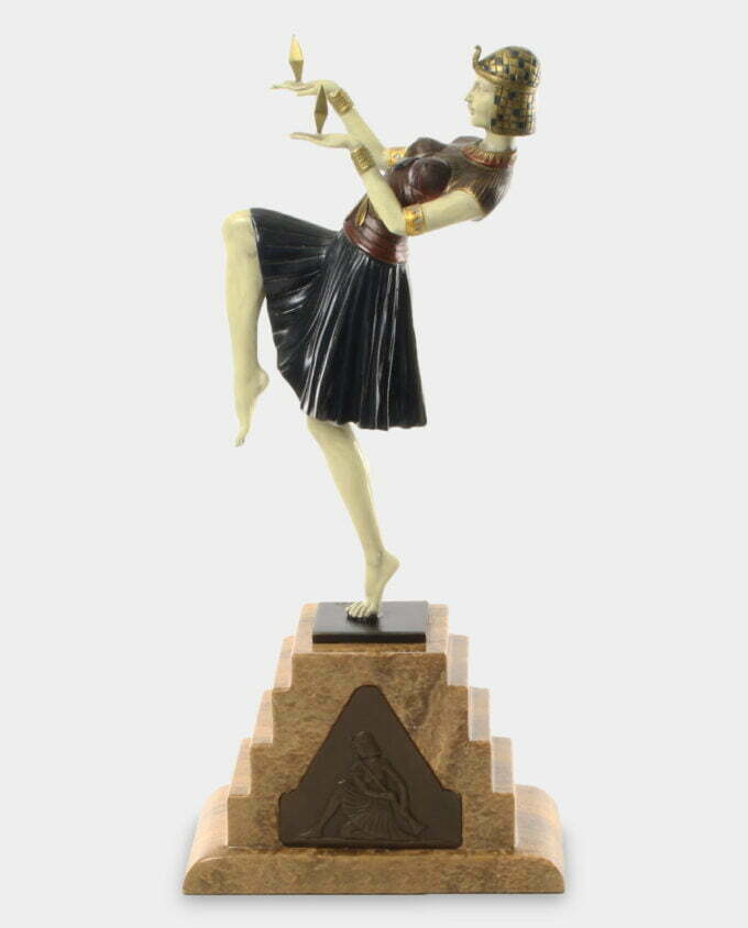 Tancerka Nubijska Rzeźba z Brązu