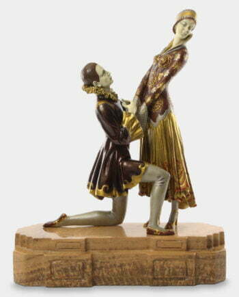 Kobieta i Mężczyzna Wieczna Miłość Rzeźba z Brązu