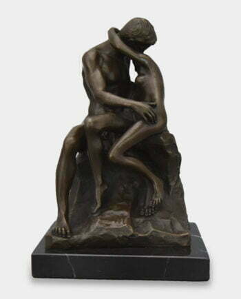 Pocałunek wg Auguste Rodin Rzeźba z Brązu