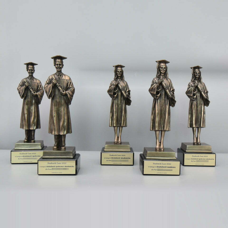 Statuetki Studentów i Studentek Nagroda Studencki Laur za Działalność Społeczną i Akademicką