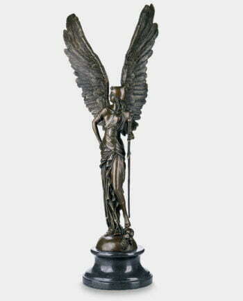 Anioł Walki Rzeźba z Brązu