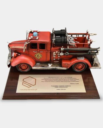 straż wóz strażacki prezent dla strażaka z dedykacją grawer