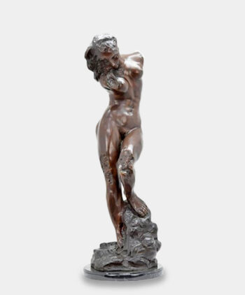 Kobieta Ewa Duża Figura Ogrodowa Rzeźba z Brązu