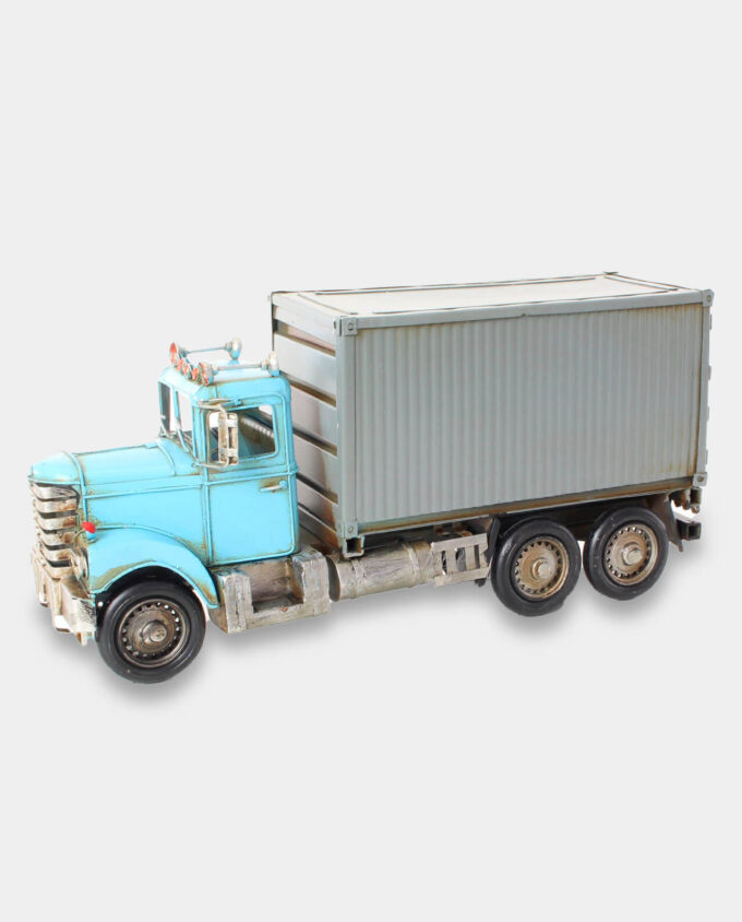 Niebieska Ciężarówka Model Metalowy