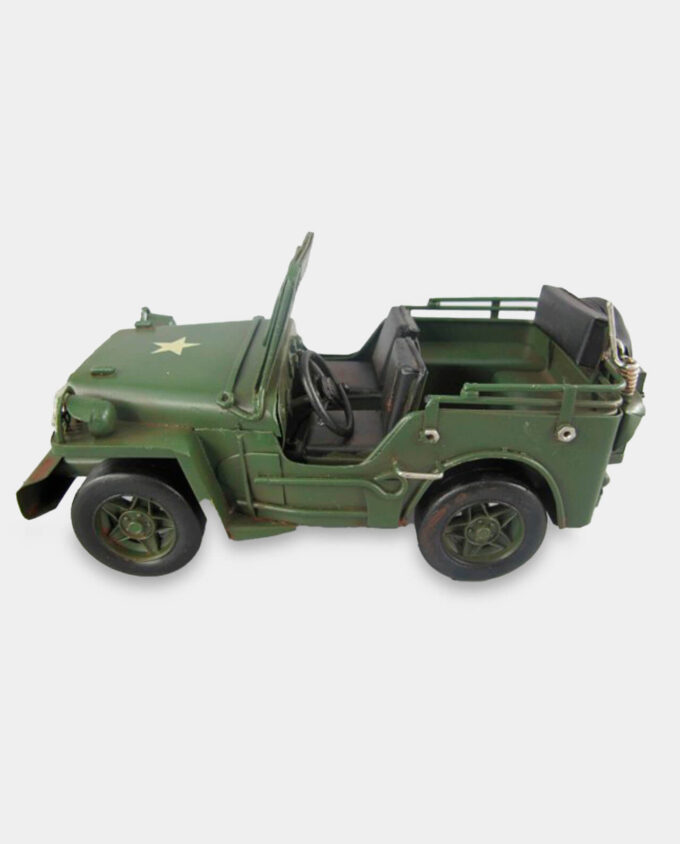 Jeep Wojskowy Willys MB Model Metalowy