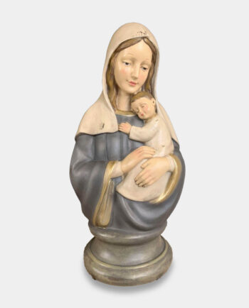 Maryja Tuląca Małego Jezusa Figurka Skarlana Popiersie Matki Boskiej
